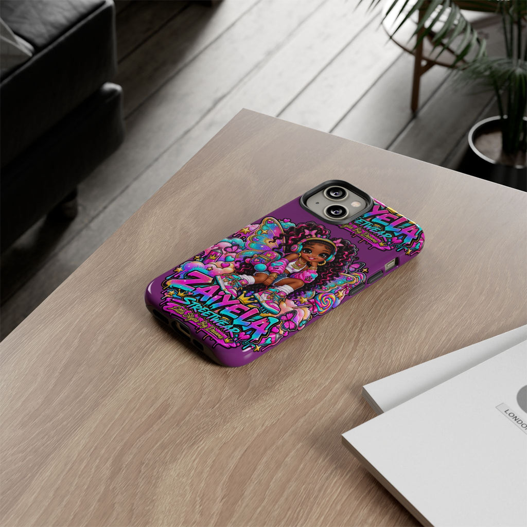 Cute Afro Rainbow Fairy Phone Case Fairy Streetwear Princess Protective Cover