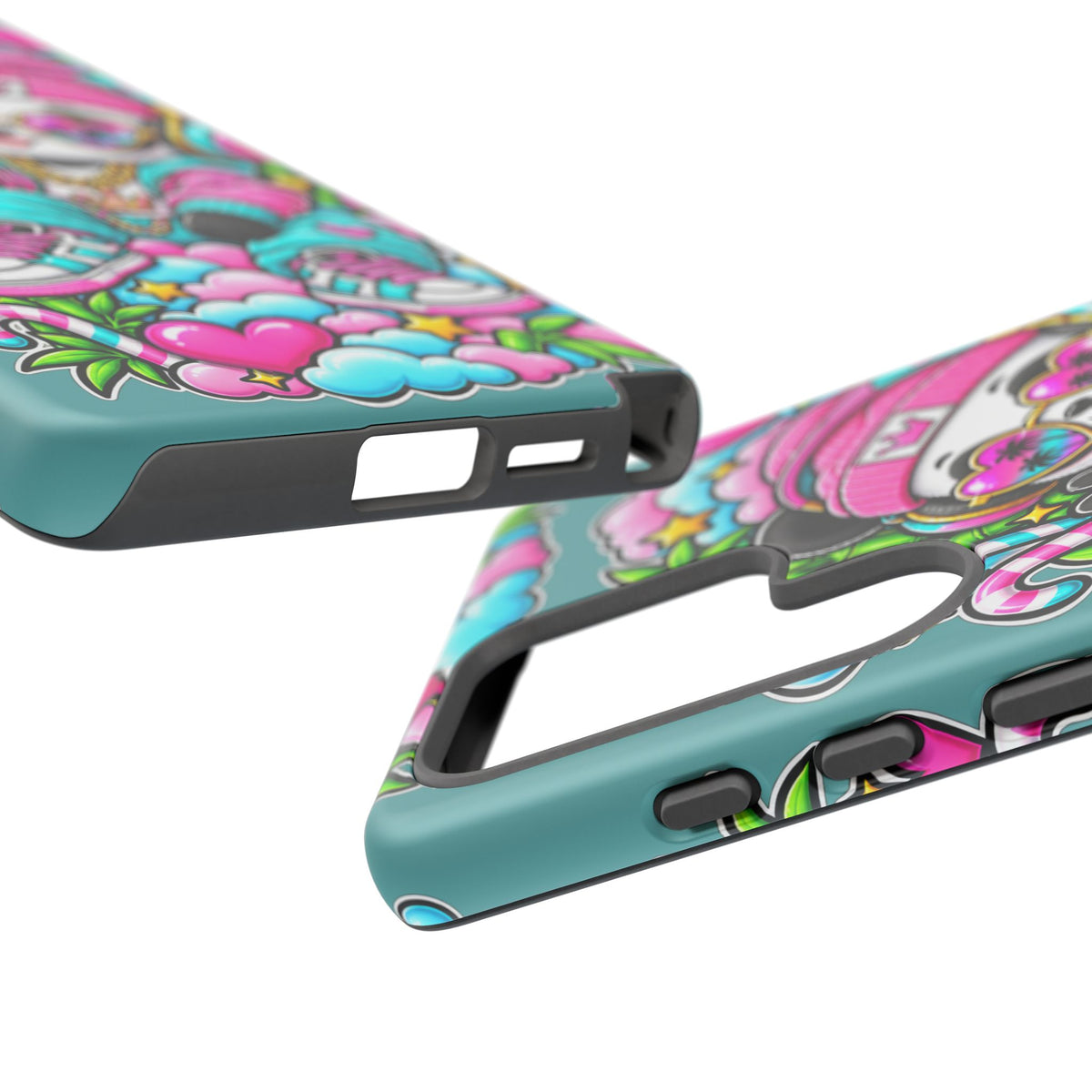 Cute Panda Phone Case Glam Panda Tropical Design