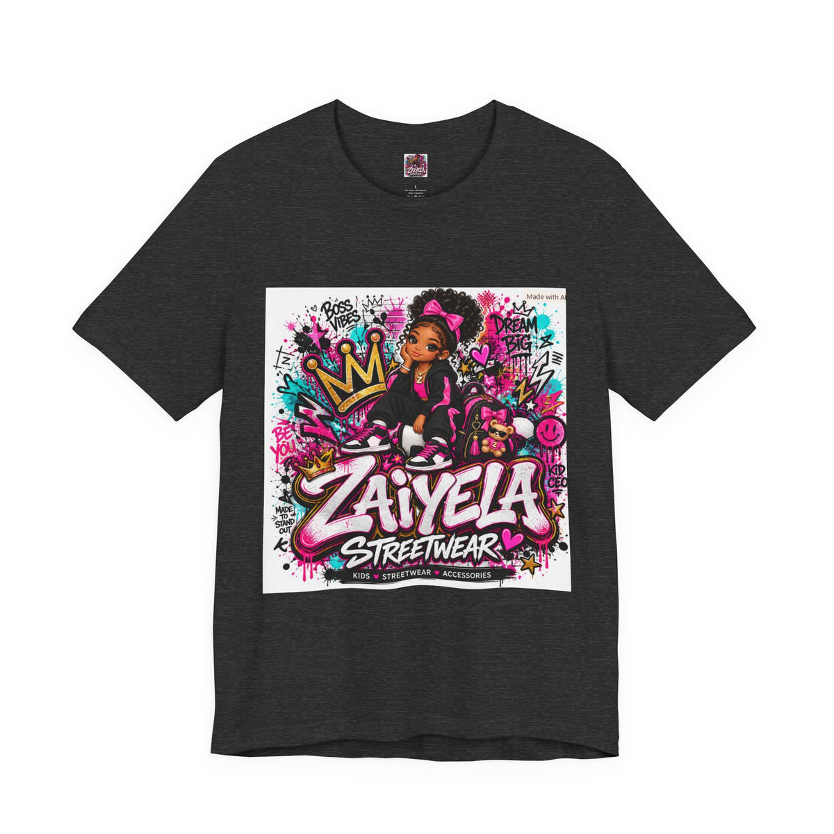 Zaiyela Streetwear Graffiti Tee