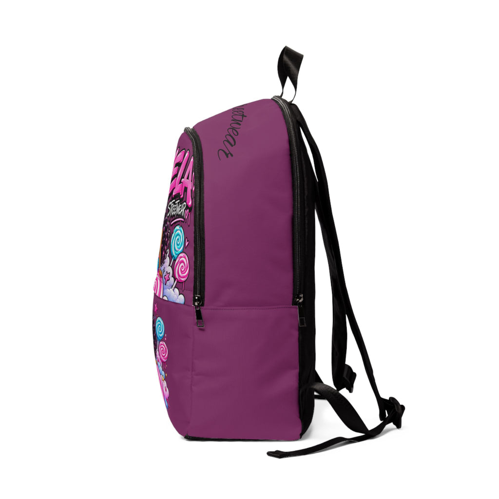 Mermaid Princess Backpack  Pink Candy-Graffiti Zayela Kids School Bag