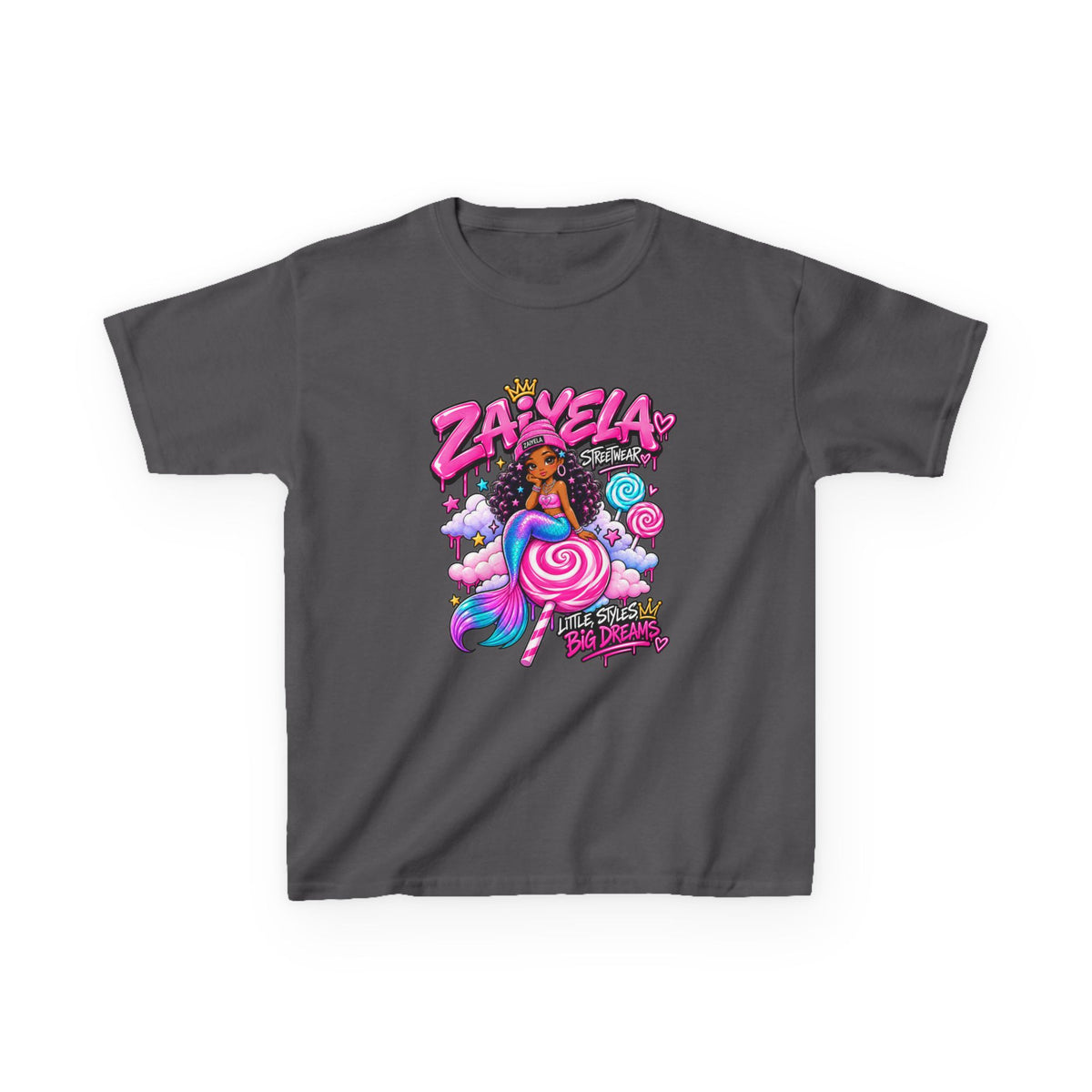 Kids Tee  Zaiyela  Candy Cloud Girl Graphic