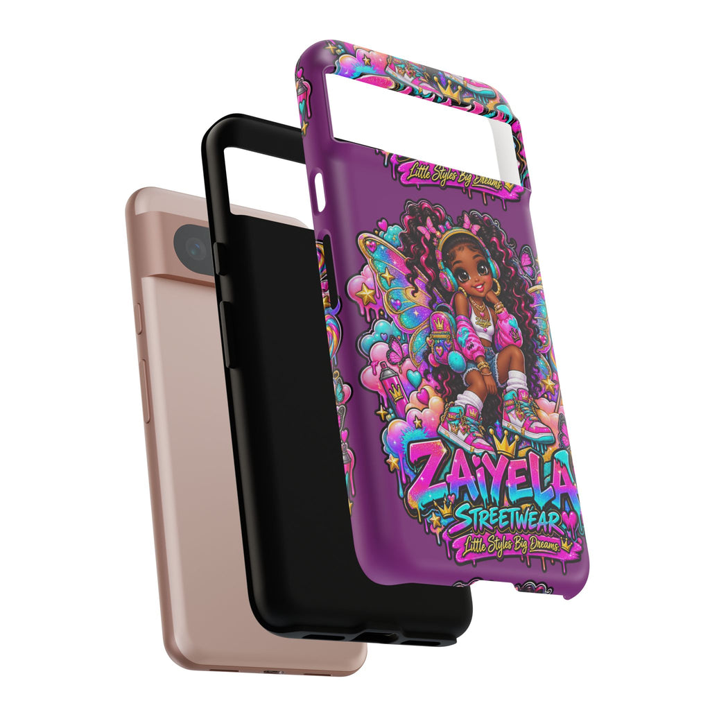 Cute Afro Rainbow Fairy Phone Case Fairy Streetwear Princess Protective Cover