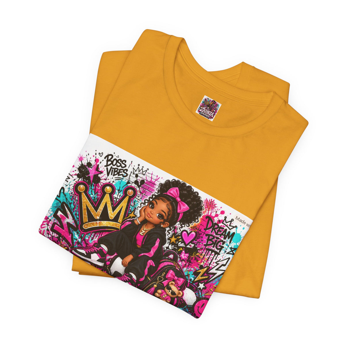 Zaiyela Streetwear Graffiti Tee