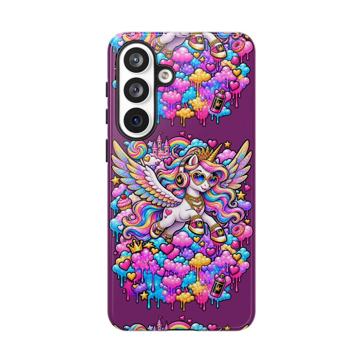 Unicorn Cute Tough Case — Colorful Rainbow Pegasus Phone Case