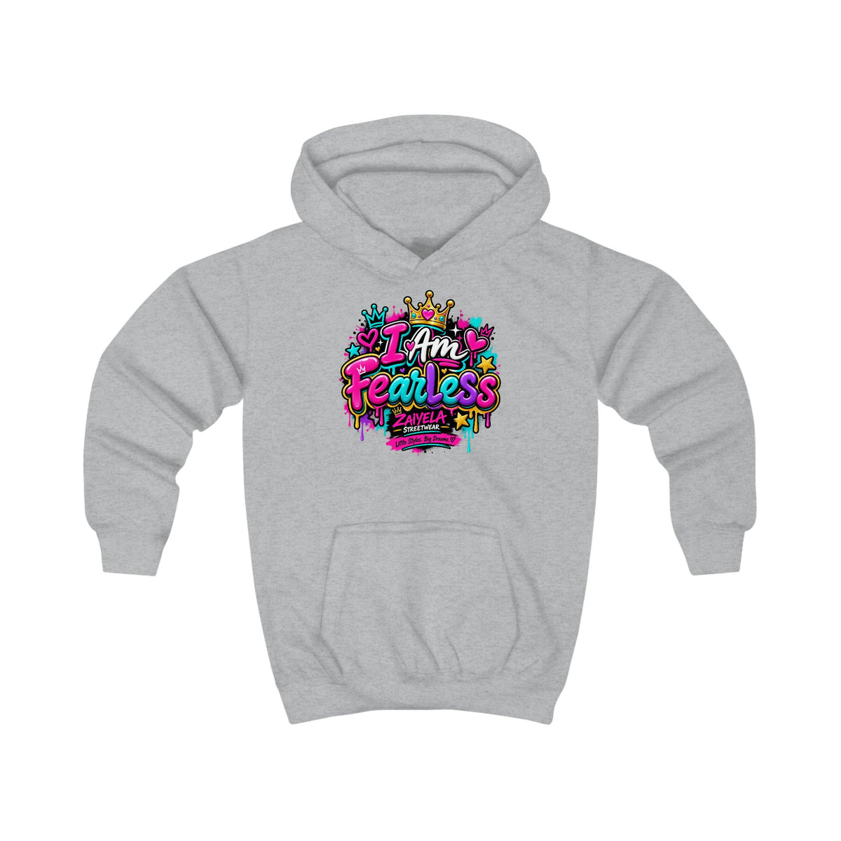 Kids Hoodie I am Fearless