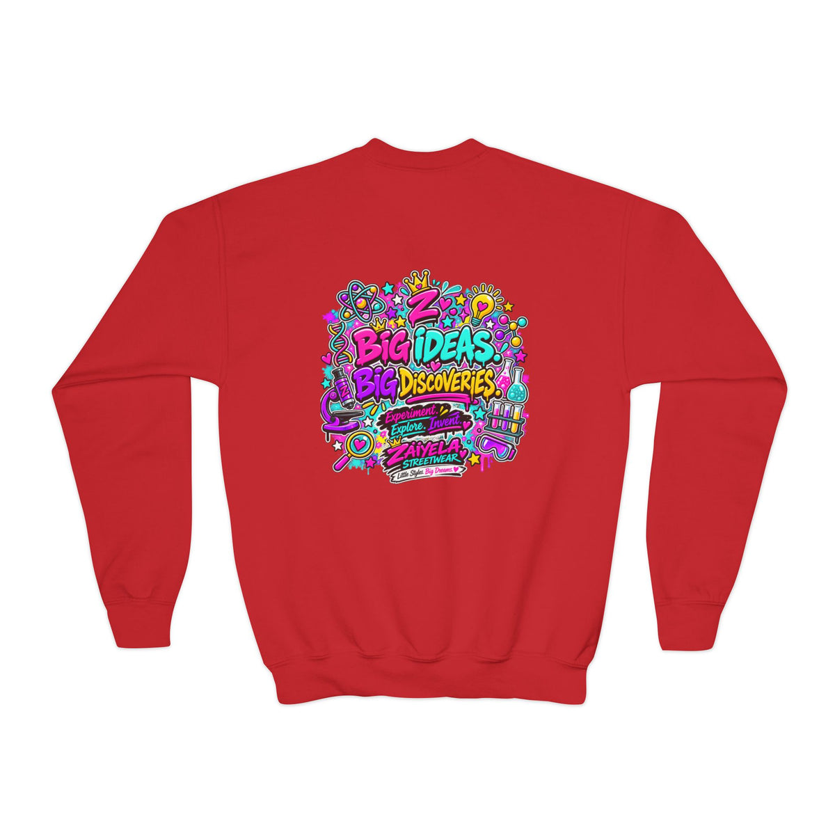 Future Scientist Youth Sweatshirt — Bright STEM Crewneck for Kids