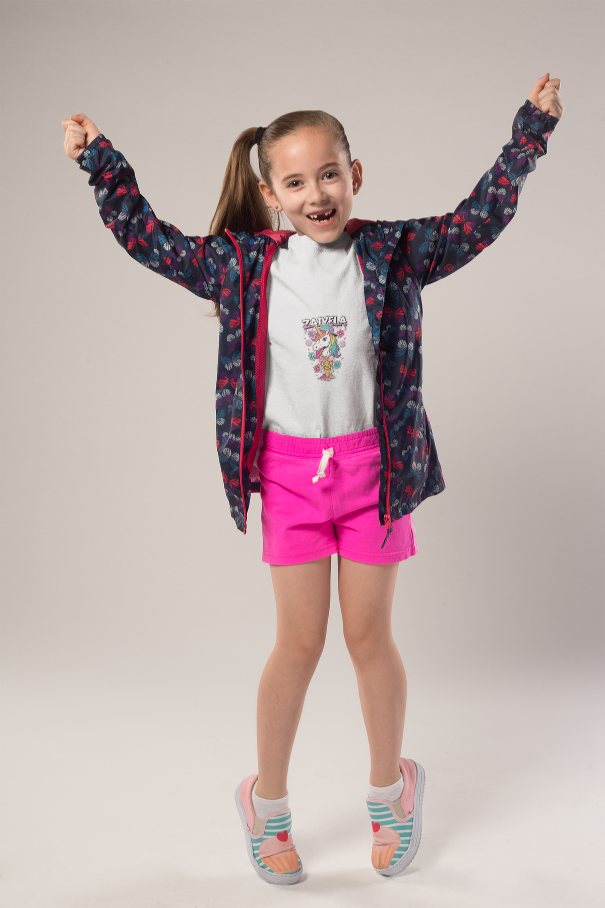 Kids T-Shirt Colorful Party Unicorn Stay Wild Graphic