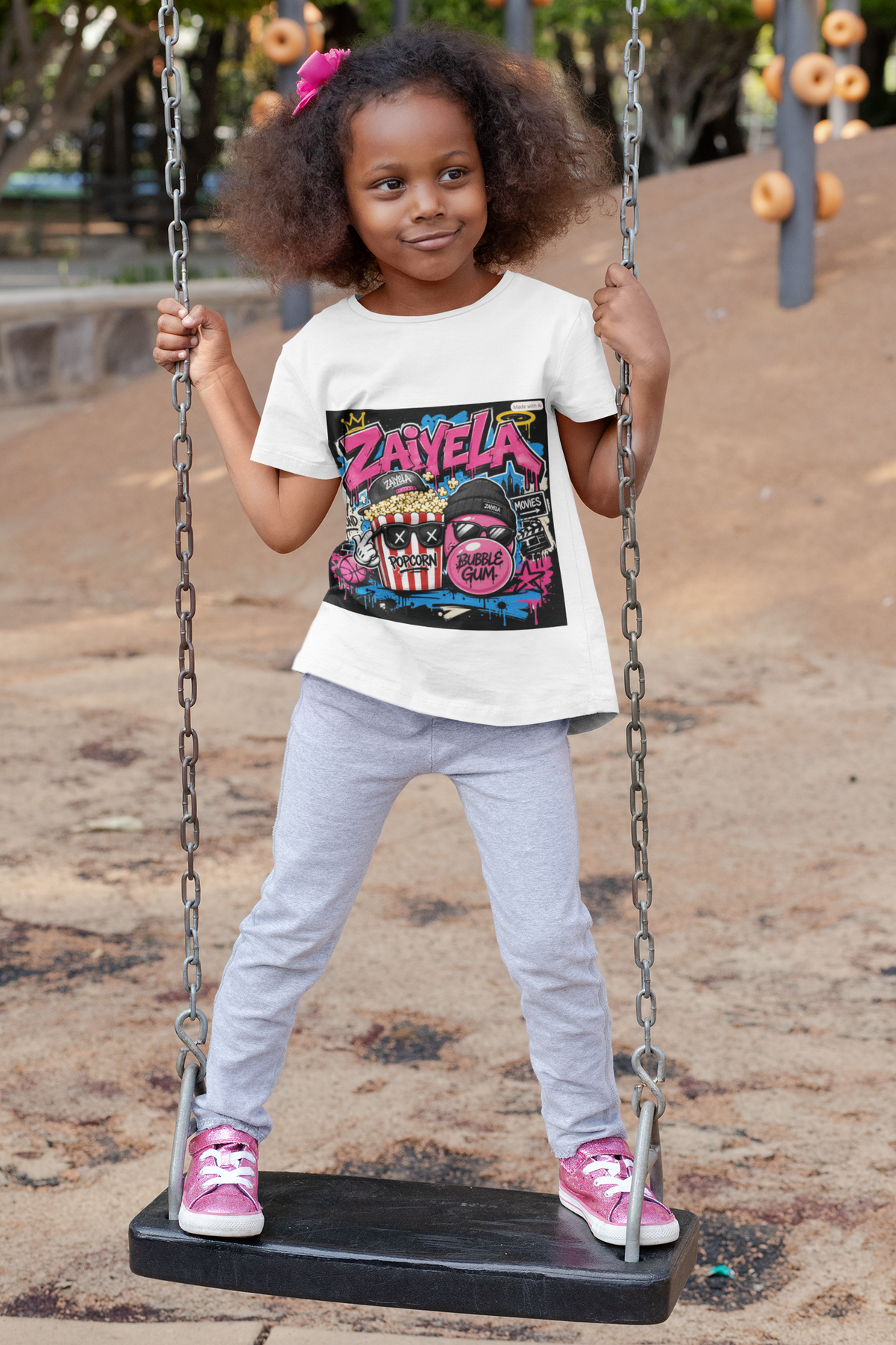 Kids T‑Shirt Big Dreams Inspiring Cartoon Tee for Aspiring Kids
