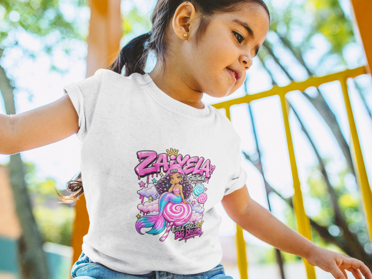 Kids Tee  Zaiyela  Candy Cloud Girl Graphic
