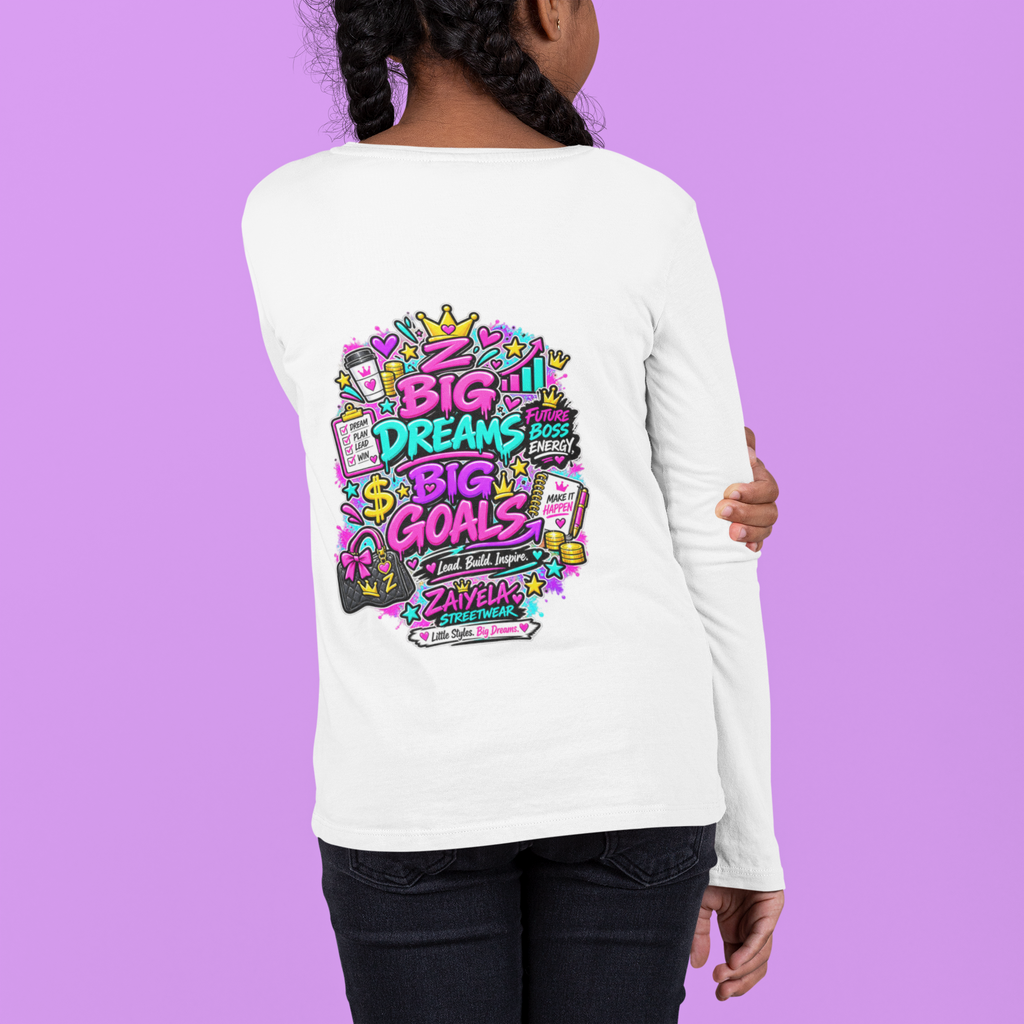Youth Crewneck Sweatshirt Future CEO Big Dreams Big Goals Graphic Pullover