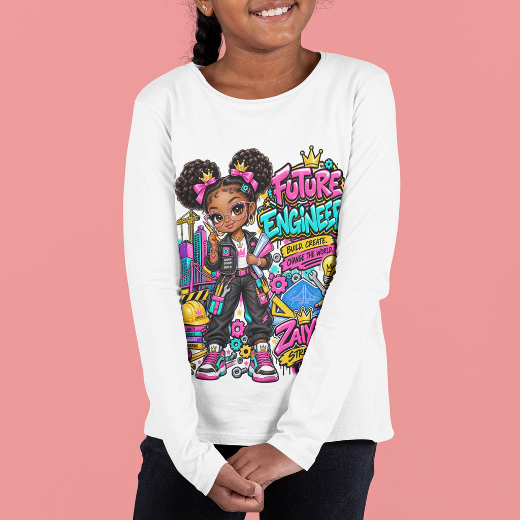 Youth Sweatshirt Future Engineer Graphic Crewneck Build Big Dreams