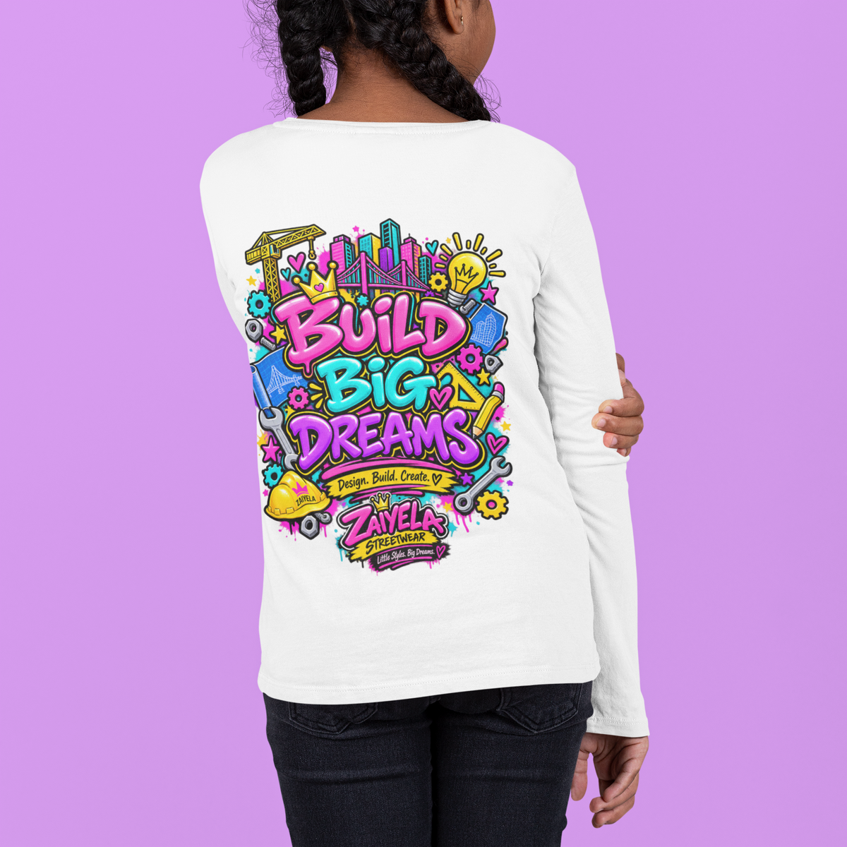 Youth Sweatshirt Future Engineer Graphic Crewneck Build Big Dreams