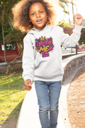 Kids Hoodie  Believe Me Graffiti Crown Design