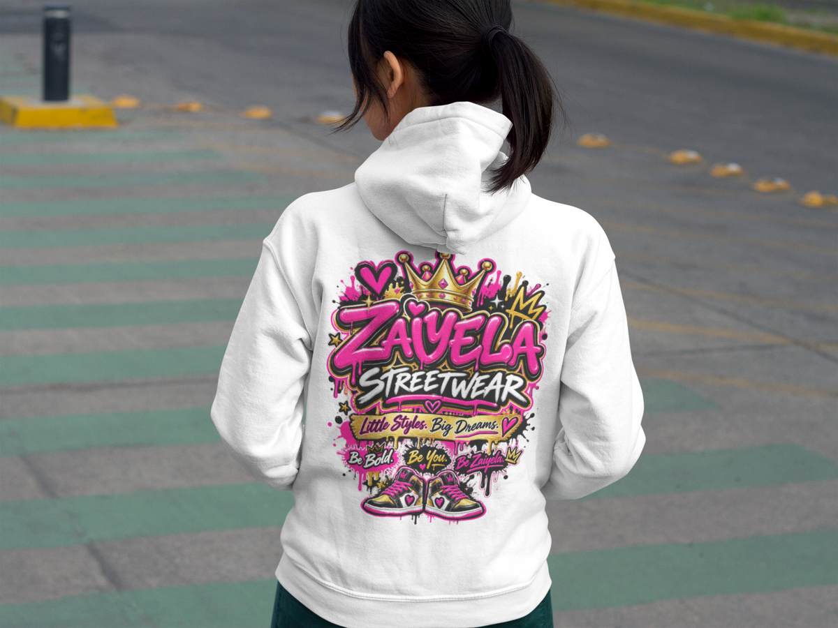 Kids Hoodie I Am Enough Colorful Streetwear Pullover