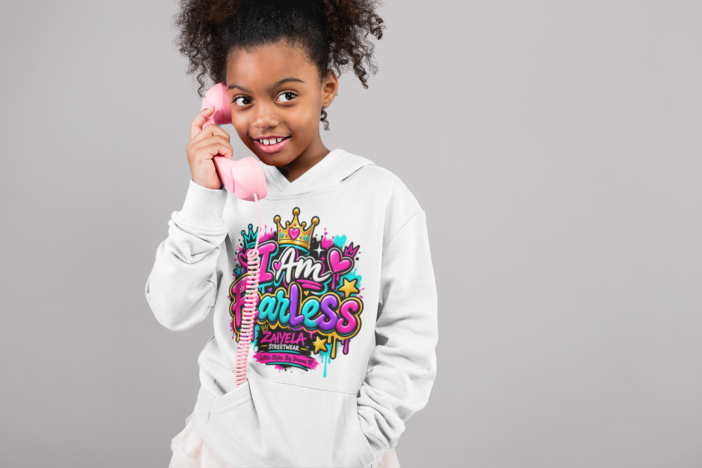 Kids Hoodie I am Fearless