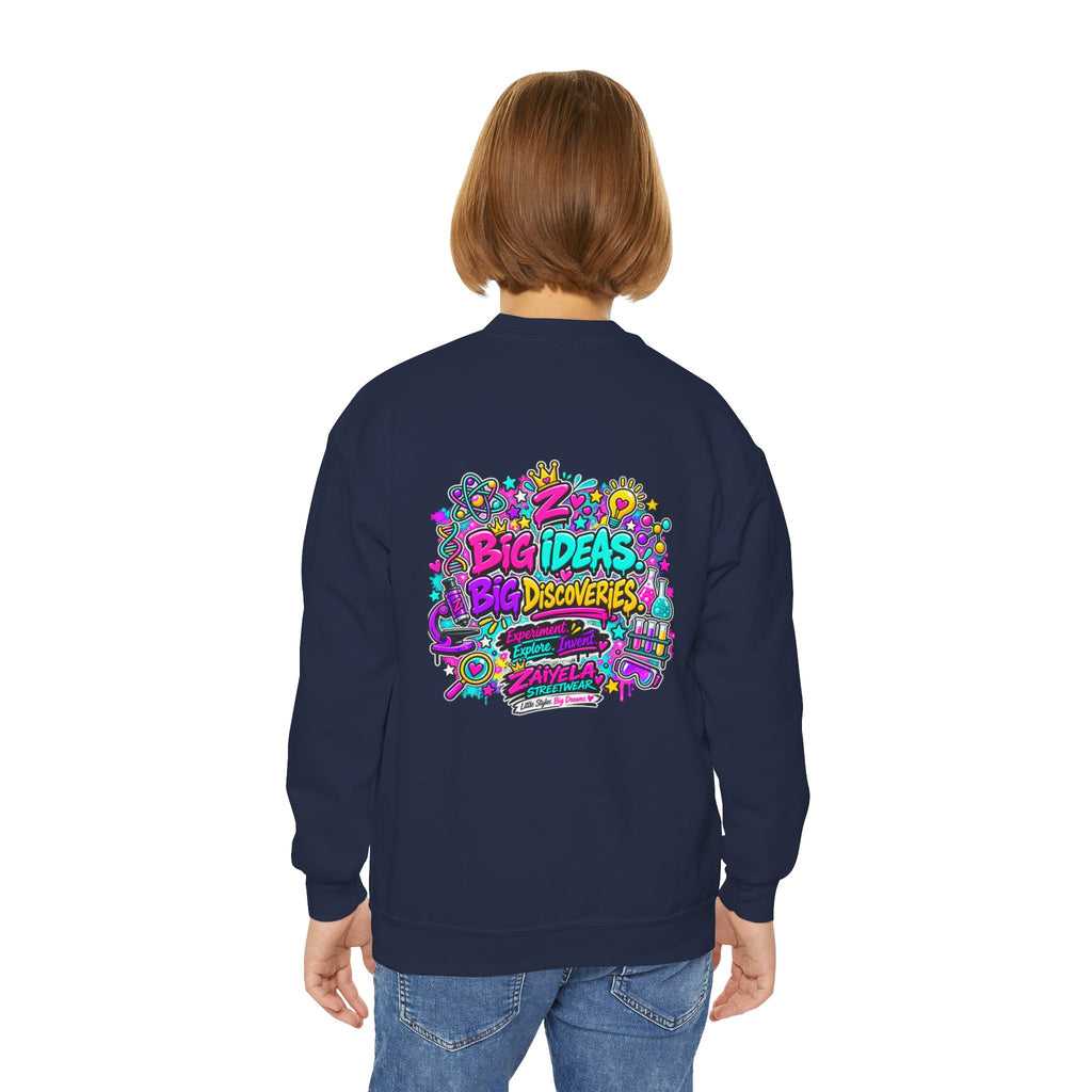 Future Scientist Youth Sweatshirt — Bright STEM Crewneck for Kids