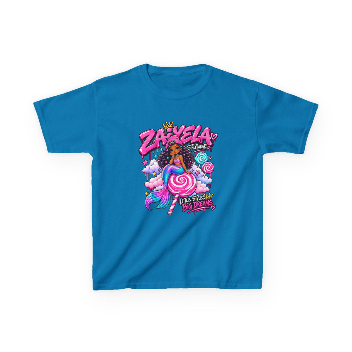 Kids Tee  Zaiyela  Candy Cloud Girl Graphic
