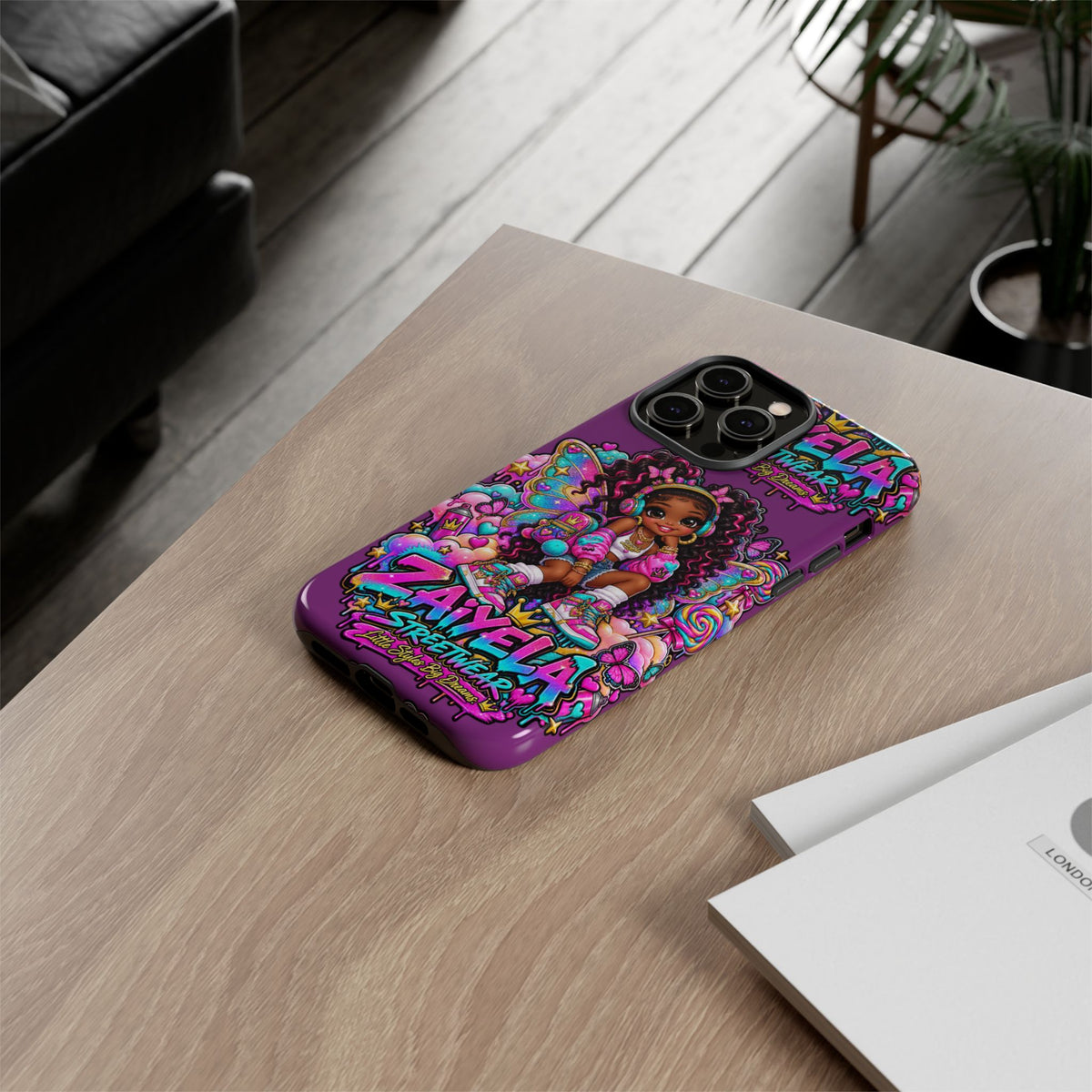 Cute Afro Rainbow Fairy Phone Case Fairy Streetwear Princess Protective Cover
