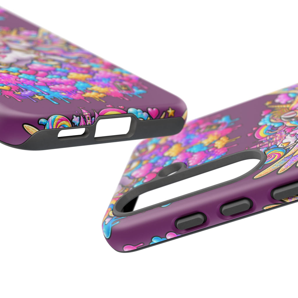 Unicorn Cute Tough Case — Colorful Rainbow Pegasus Phone Case