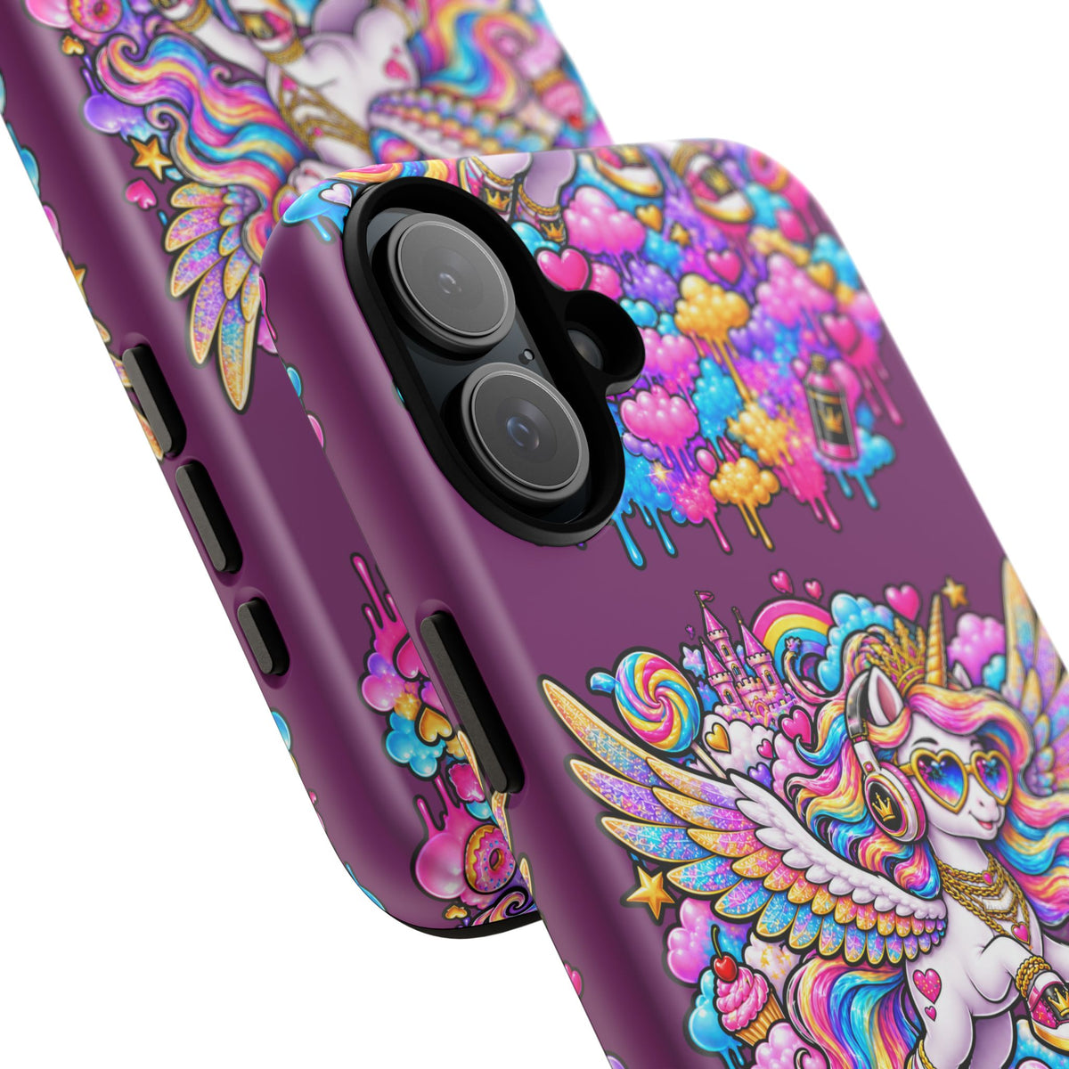 Unicorn Cute Tough Case — Colorful Rainbow Pegasus Phone Case