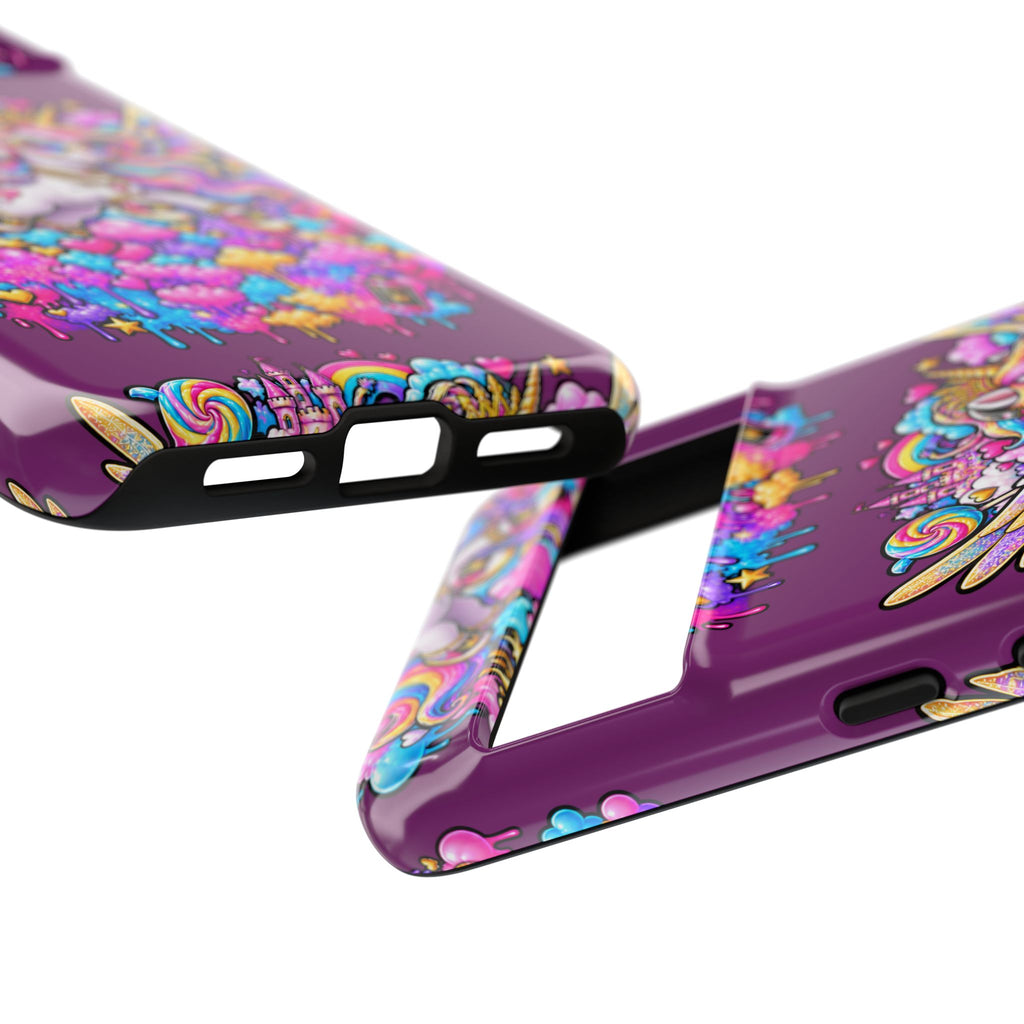 Unicorn Cute Tough Case — Colorful Rainbow Pegasus Phone Case