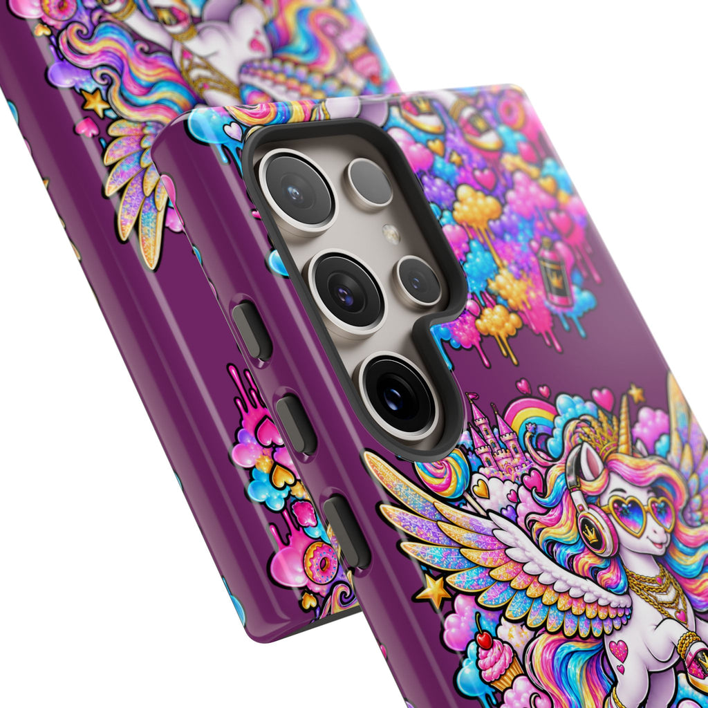 Unicorn Cute Tough Case — Colorful Rainbow Pegasus Phone Case