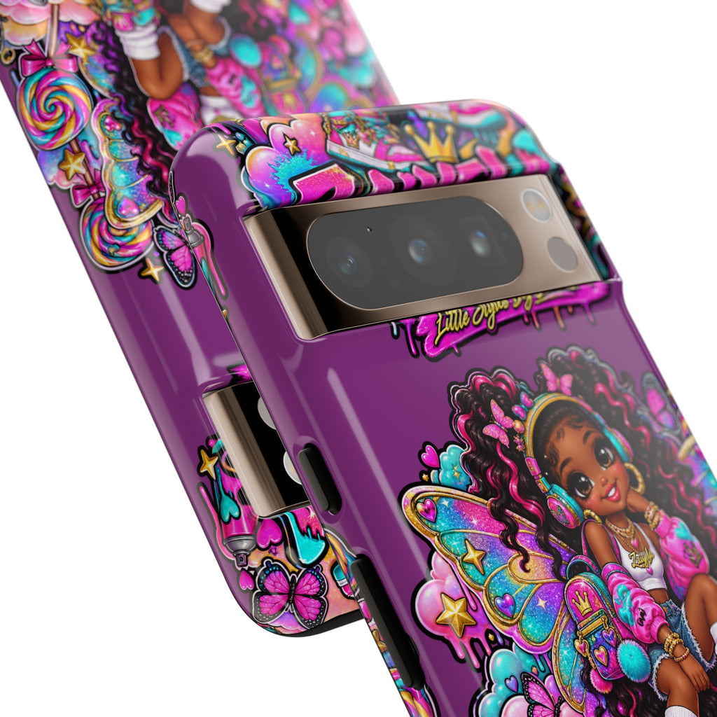 Cute Afro Rainbow Fairy Phone Case Fairy Streetwear Princess Protective Cover