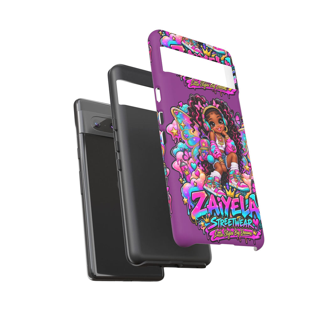 Cute Afro Rainbow Fairy Phone Case Fairy Streetwear Princess Protective Cover