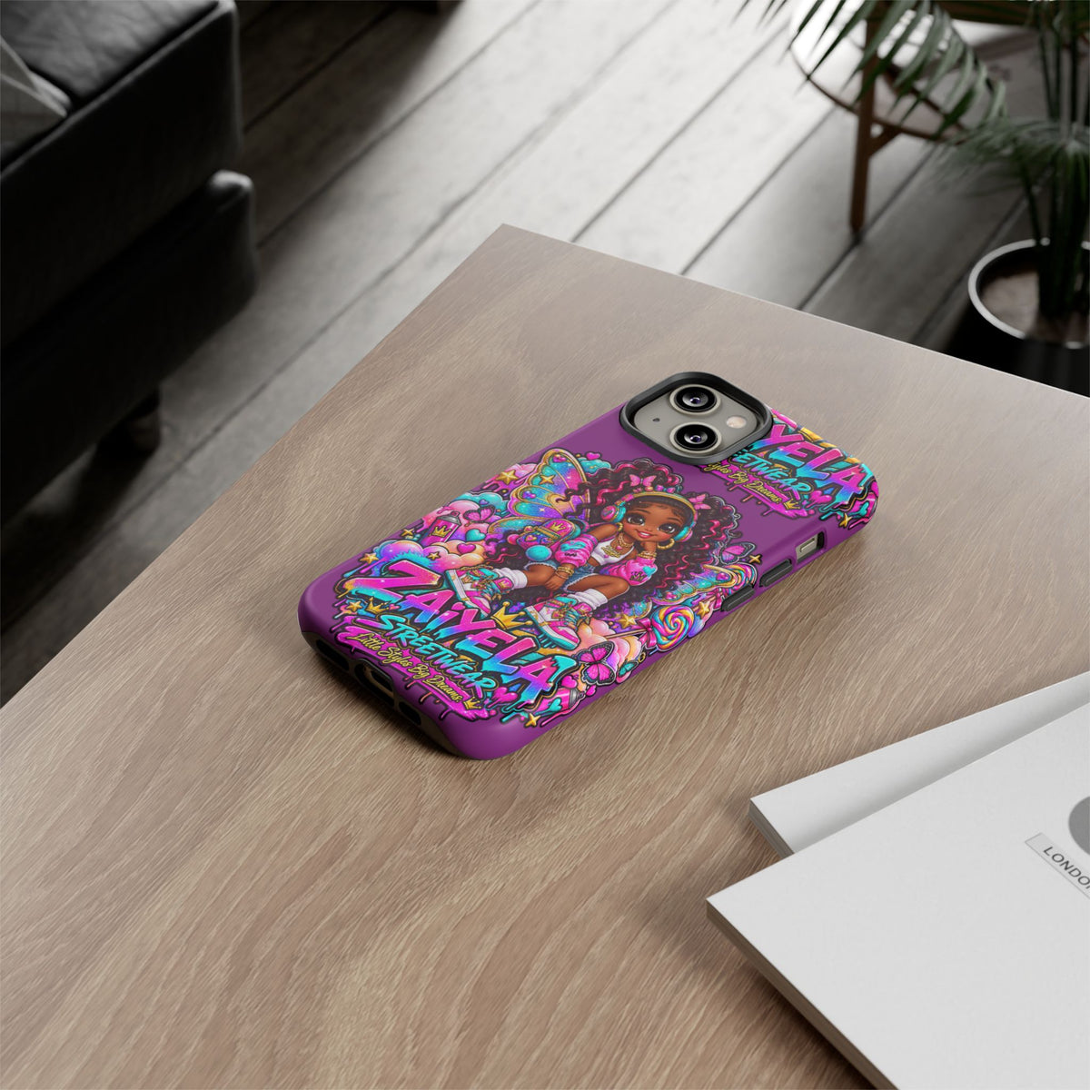 Cute Afro Rainbow Fairy Phone Case Fairy Streetwear Princess Protective Cover
