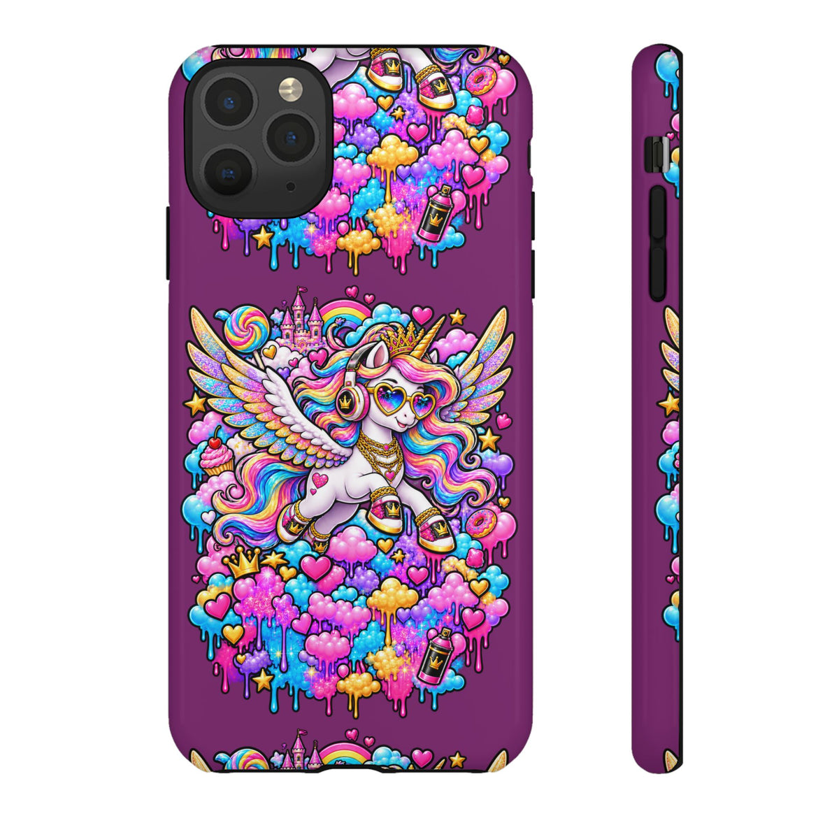 Unicorn Cute Tough Case — Colorful Rainbow Pegasus Phone Case