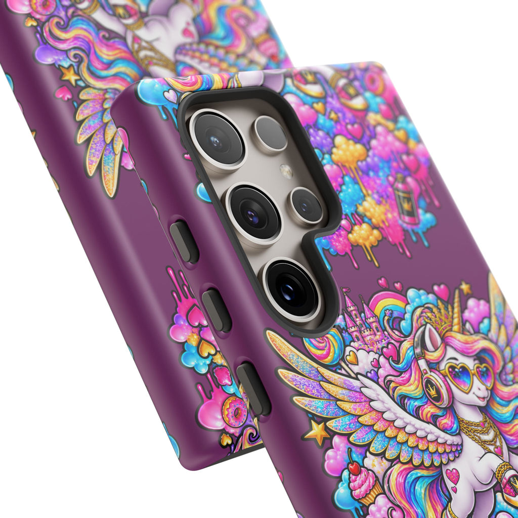 Unicorn Cute Tough Case — Colorful Rainbow Pegasus Phone Case
