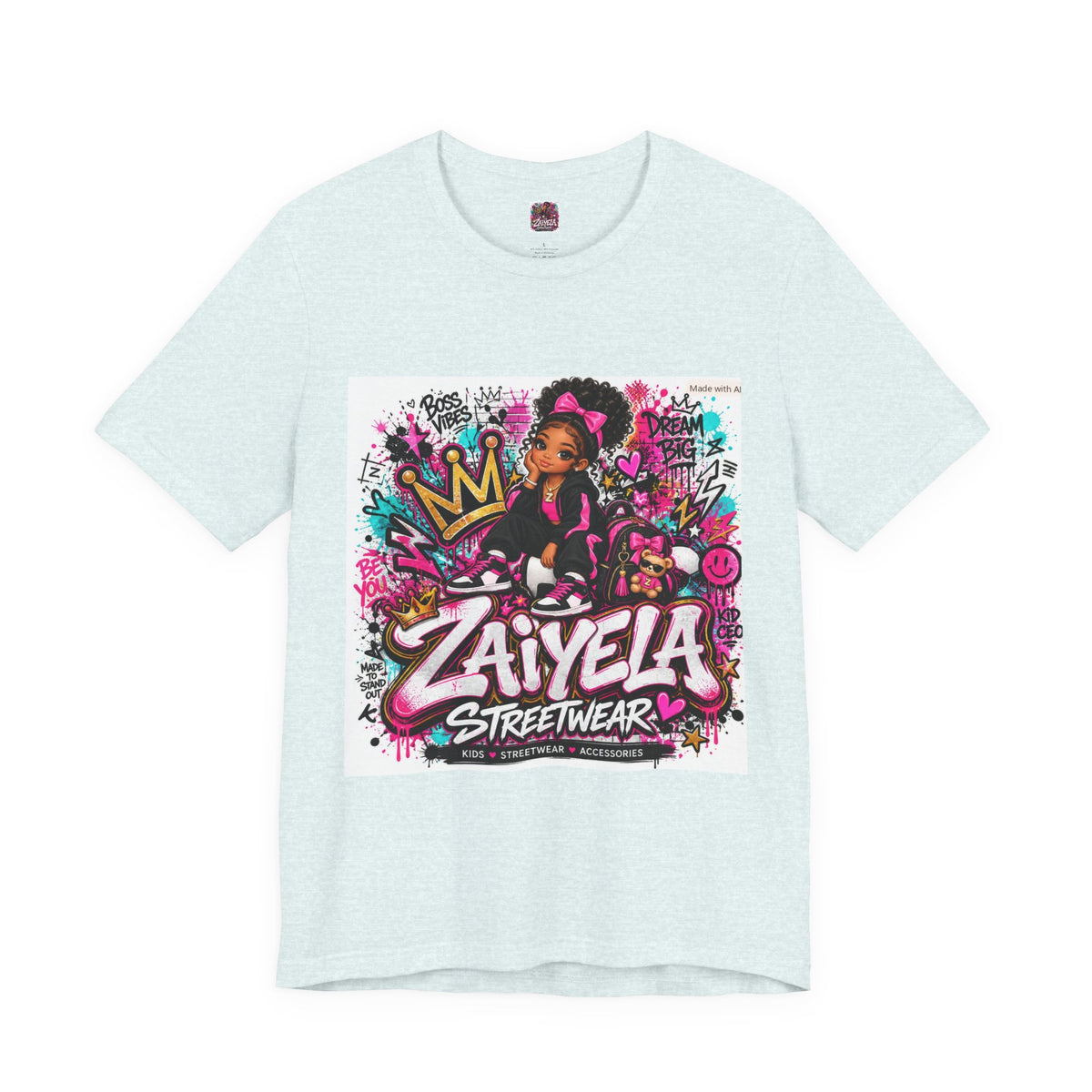 Zaiyela Streetwear Graffiti Tee