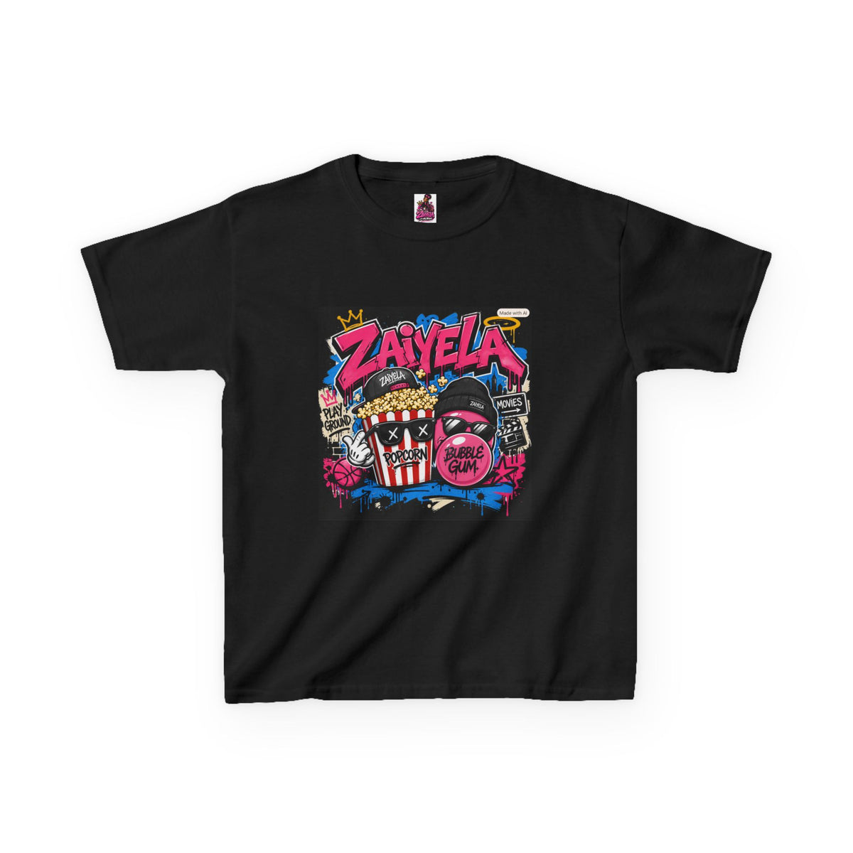 Kids T‑Shirt Big Dreams Inspiring Cartoon Tee for Aspiring Kids