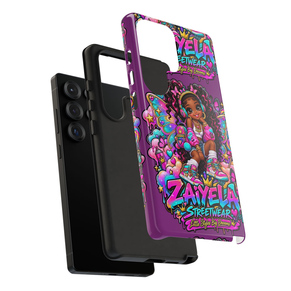 Cute Afro Rainbow Fairy Phone Case Fairy Streetwear Princess Protective Cover