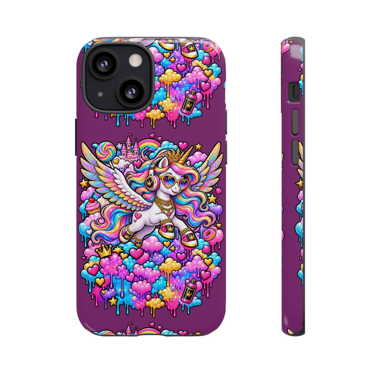 Unicorn Cute Tough Case — Colorful Rainbow Pegasus Phone Case