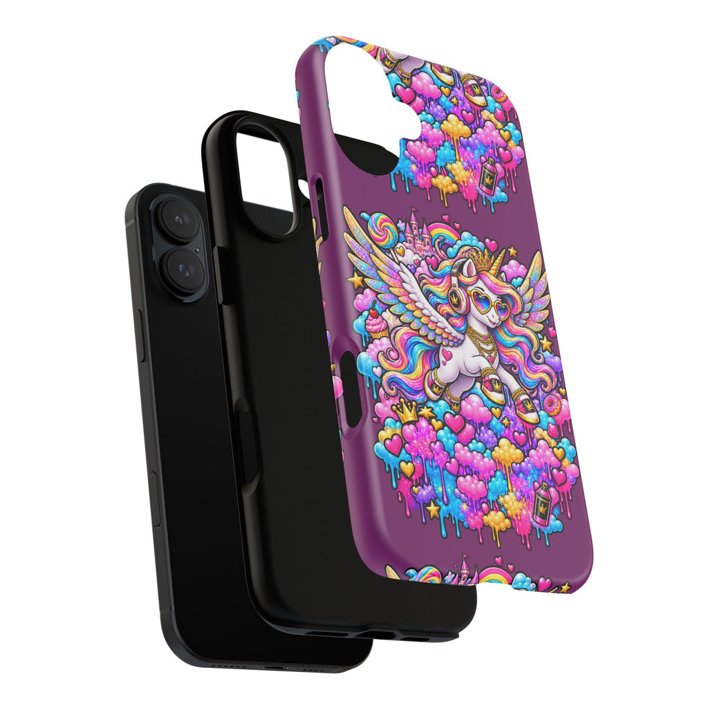 Unicorn Cute Tough Case — Colorful Rainbow Pegasus Phone Case
