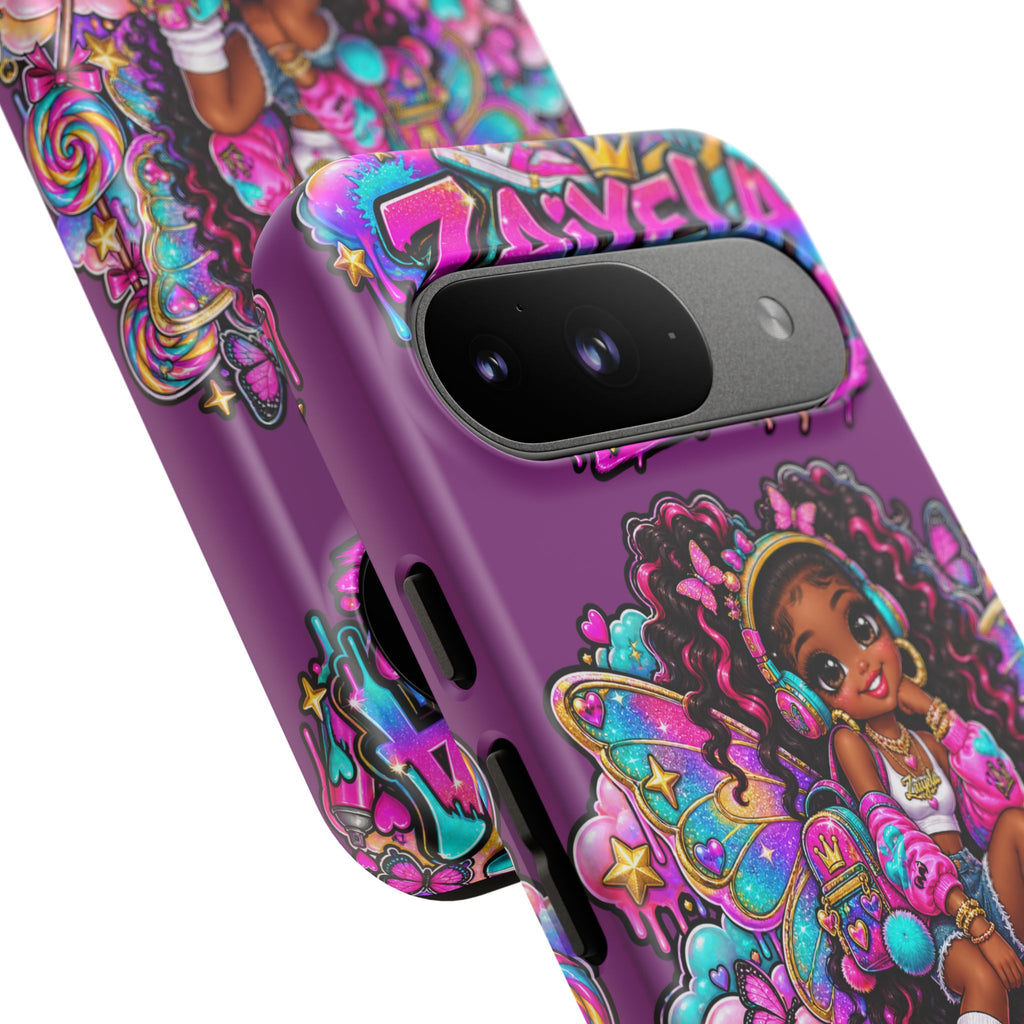 Cute Afro Rainbow Fairy Phone Case Fairy Streetwear Princess Protective Cover