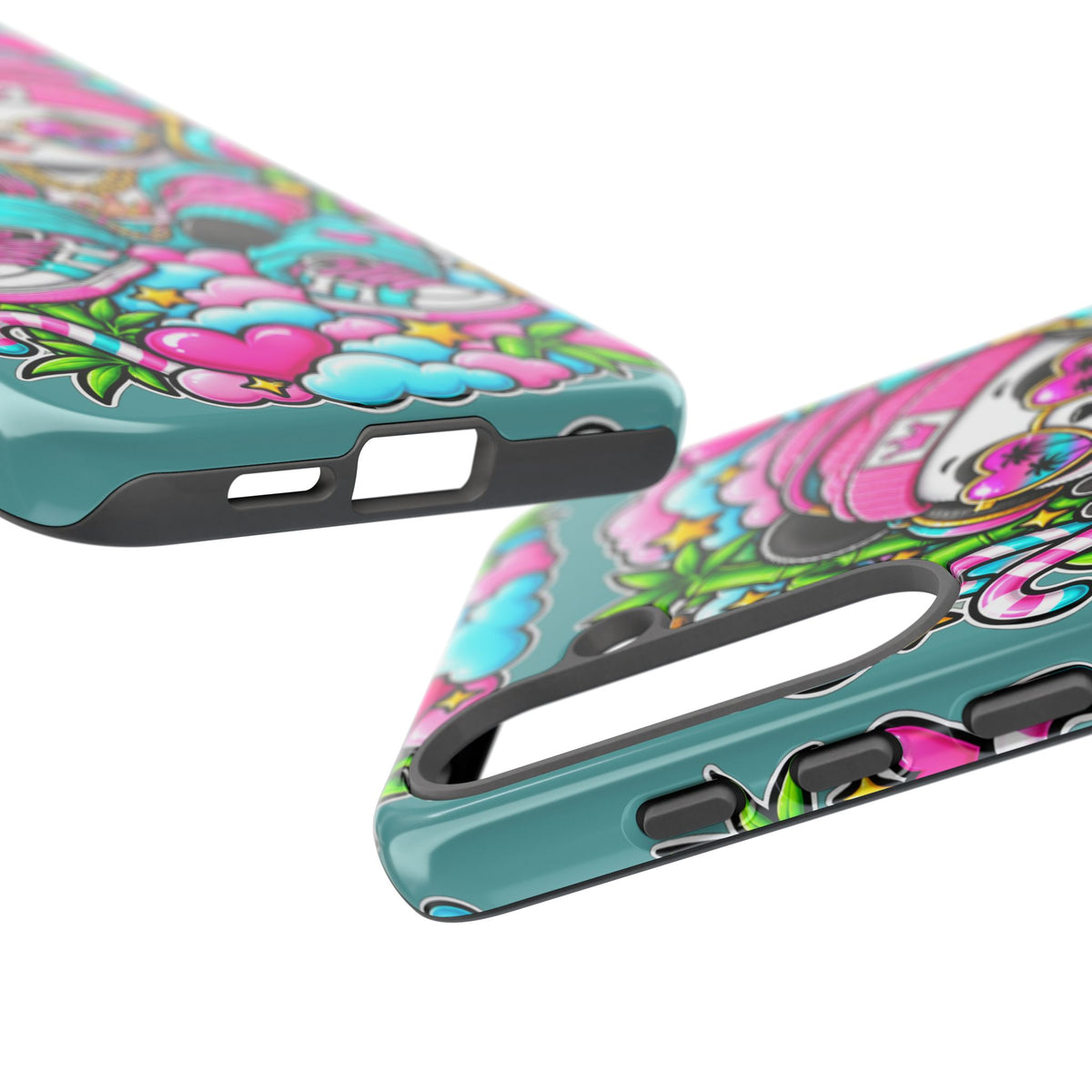 Cute Panda Phone Case Glam Panda Tropical Design