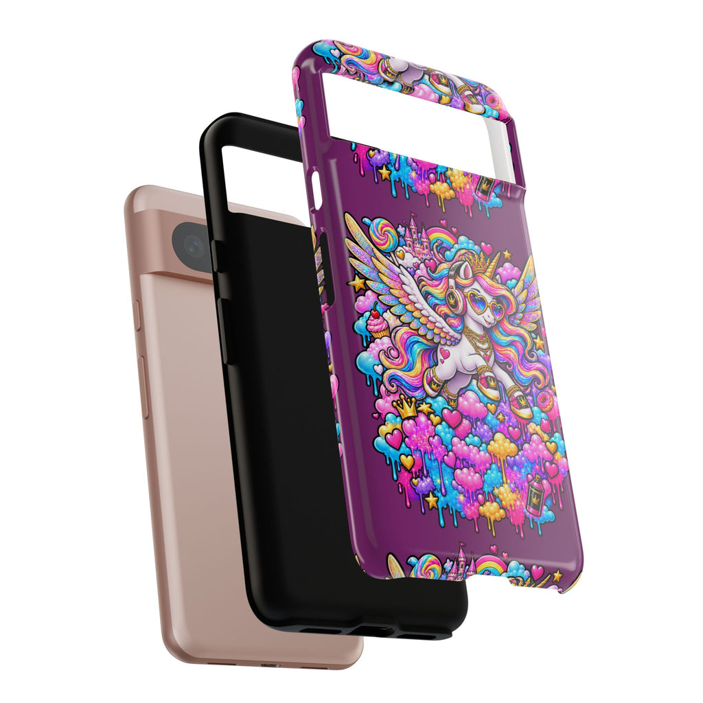 Unicorn Cute Tough Case — Colorful Rainbow Pegasus Phone Case