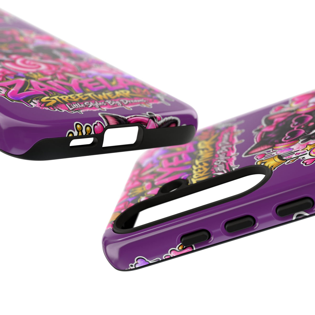 Cute Black Cat Candy Phone Case — Zaiyela Streetwear Magical Kitty
