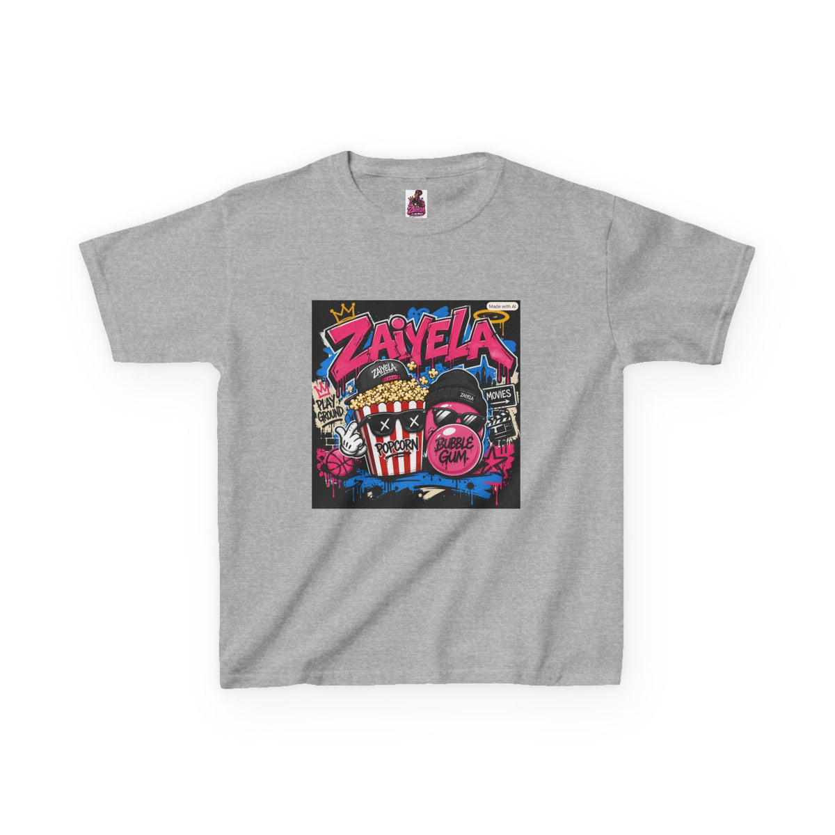 Kids T‑Shirt Big Dreams Inspiring Cartoon Tee for Aspiring Kids