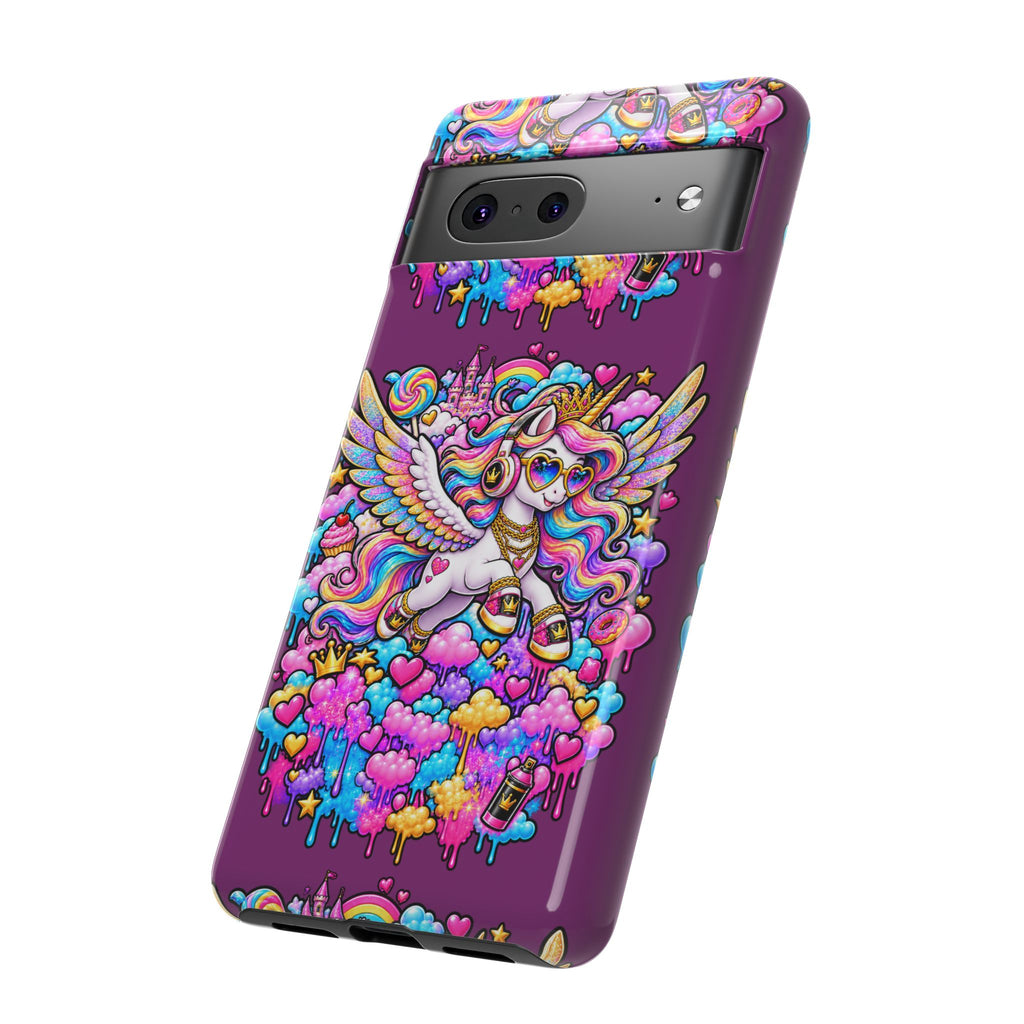 Unicorn Cute Tough Case — Colorful Rainbow Pegasus Phone Case
