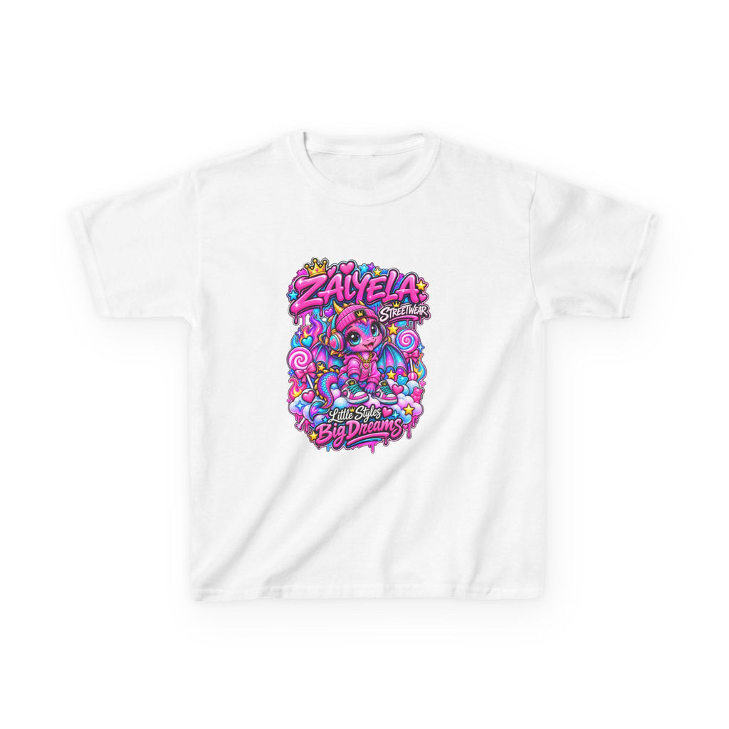 Kids Tee — Colorful Candy Galaxy "Zayelia" Graphic