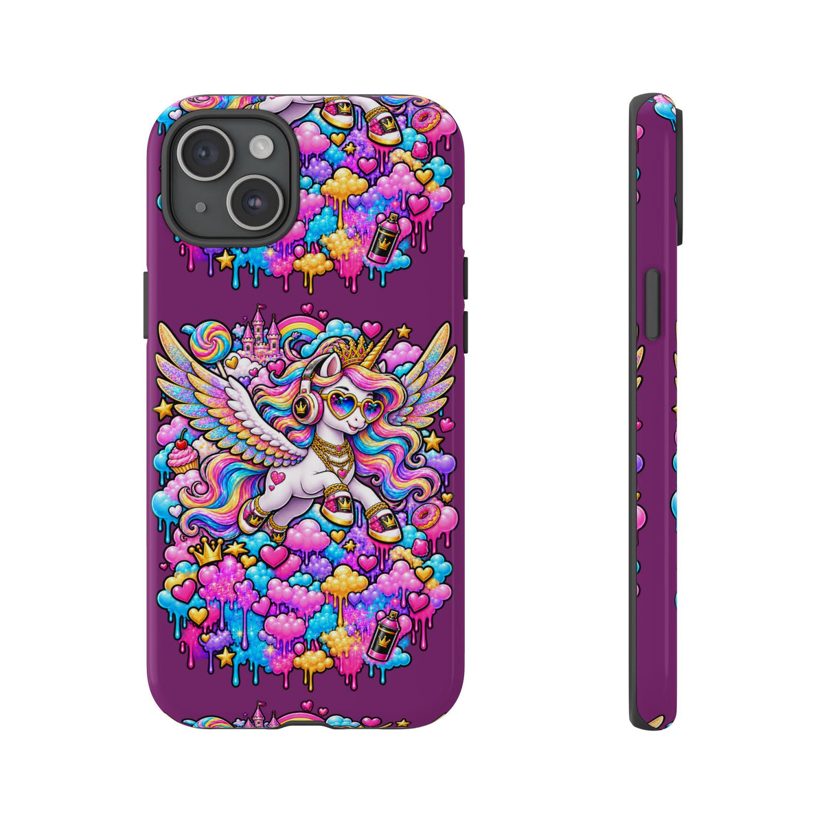 Unicorn Cute Tough Case — Colorful Rainbow Pegasus Phone Case