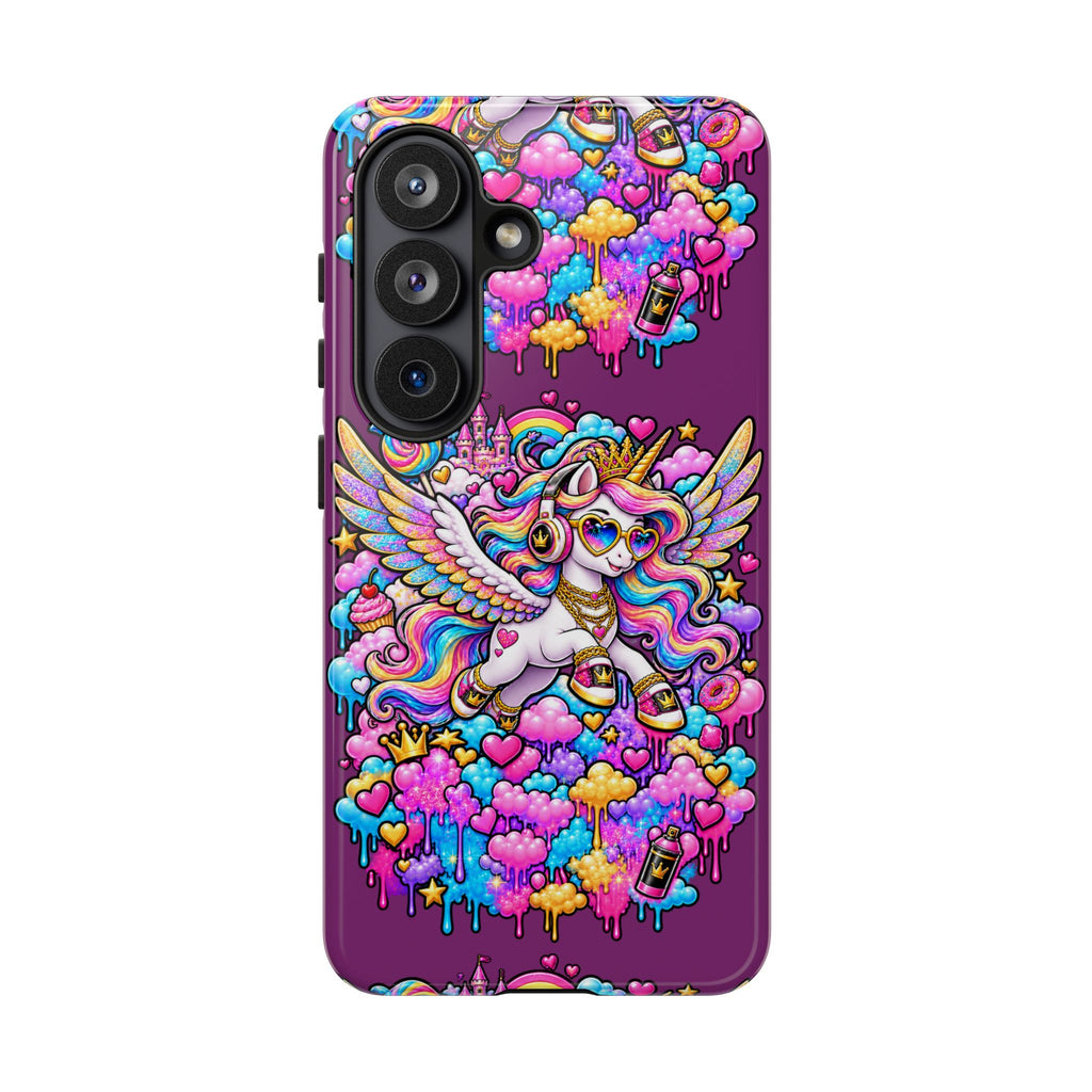 Unicorn Cute Tough Case — Colorful Rainbow Pegasus Phone Case