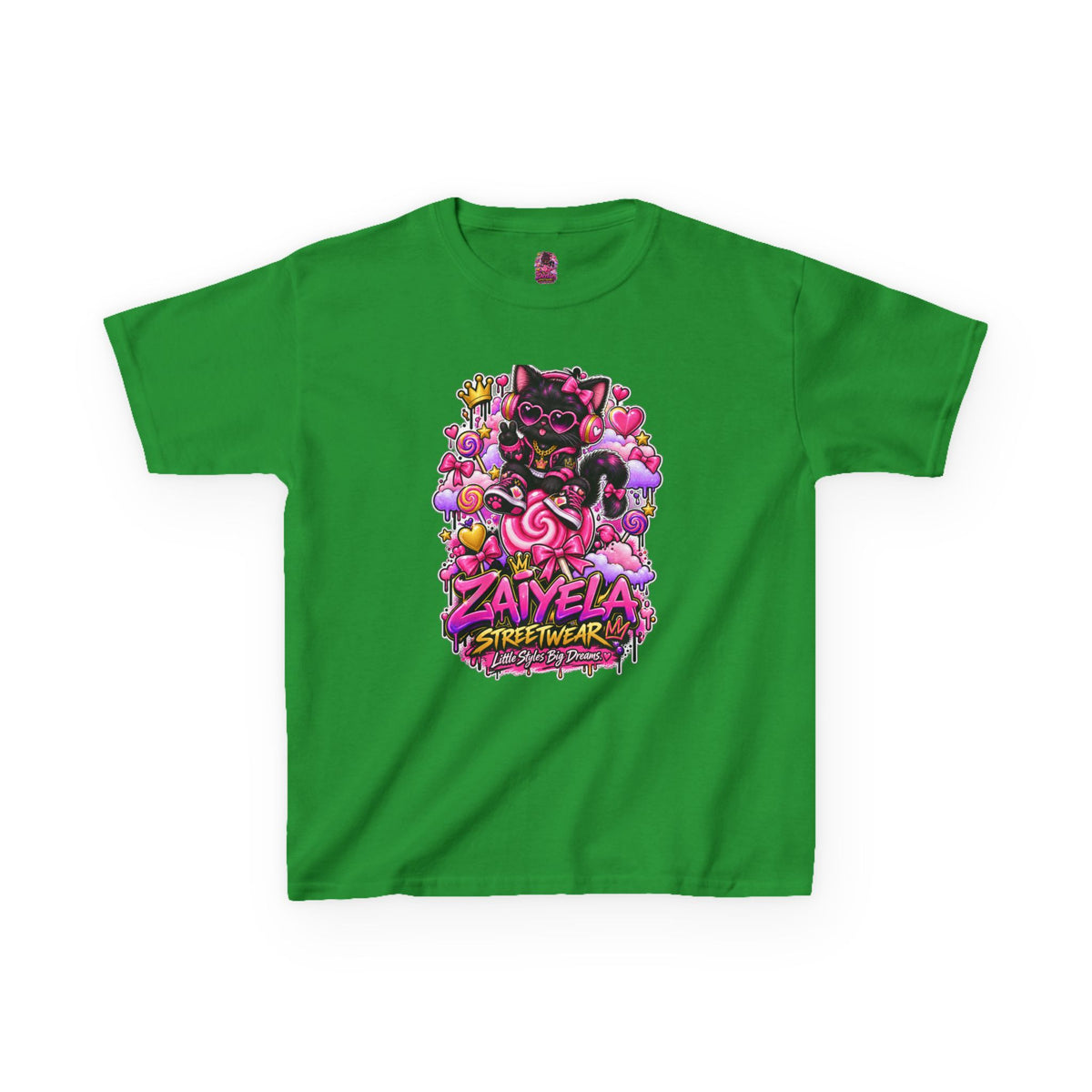 Kids Tee — Zaiyela Streetwear Cute Magical Kitty