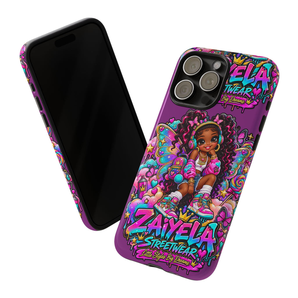 Cute Afro Rainbow Fairy Phone Case Fairy Streetwear Princess Protective Cover