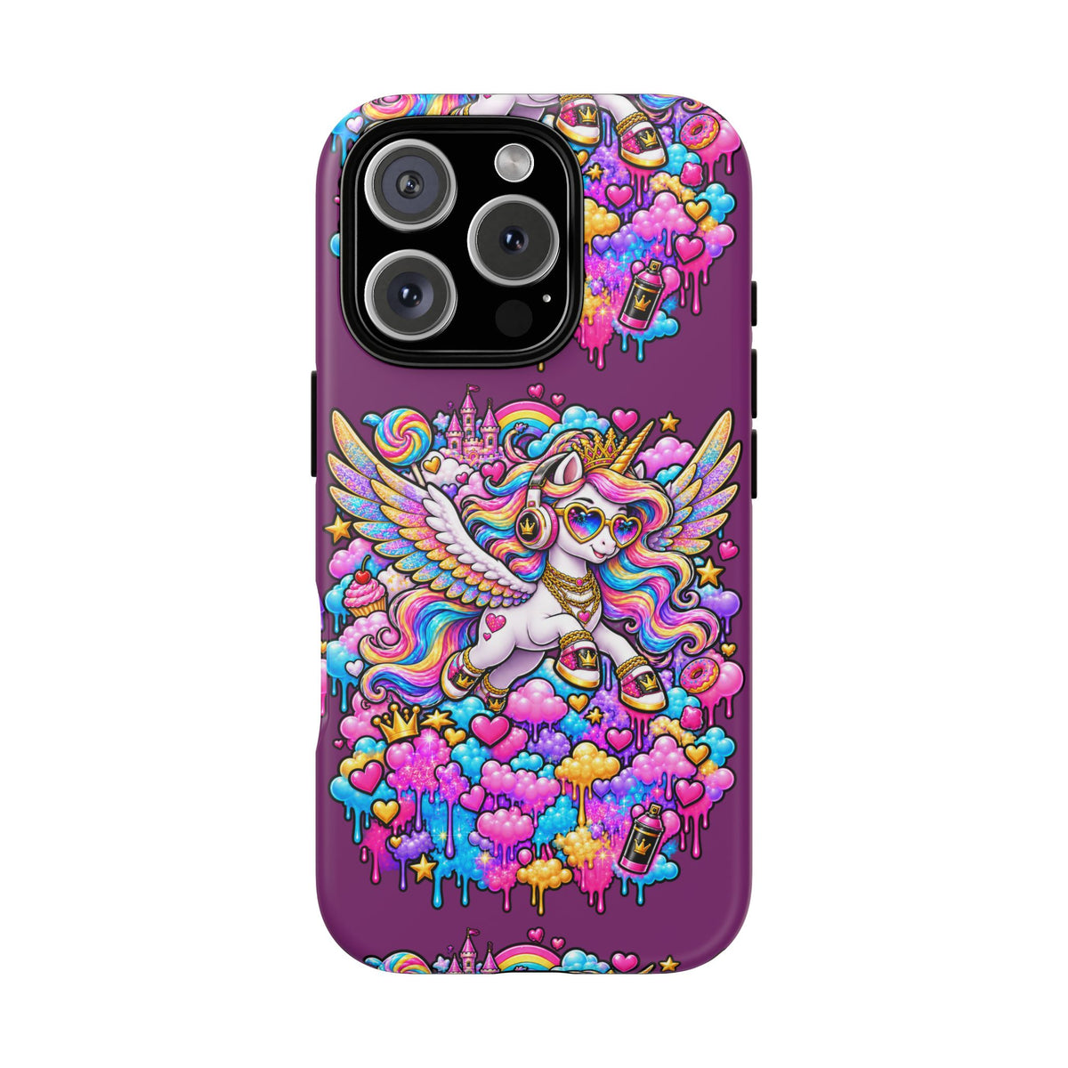Unicorn Cute Tough Case — Colorful Rainbow Pegasus Phone Case