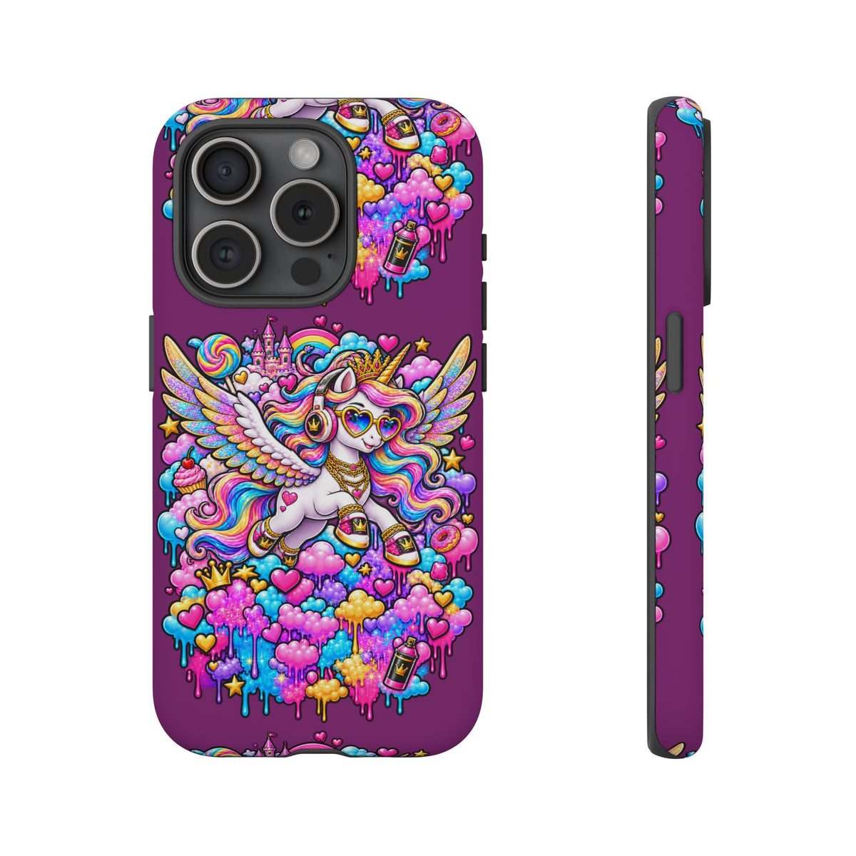 Unicorn Cute Tough Case — Colorful Rainbow Pegasus Phone Case