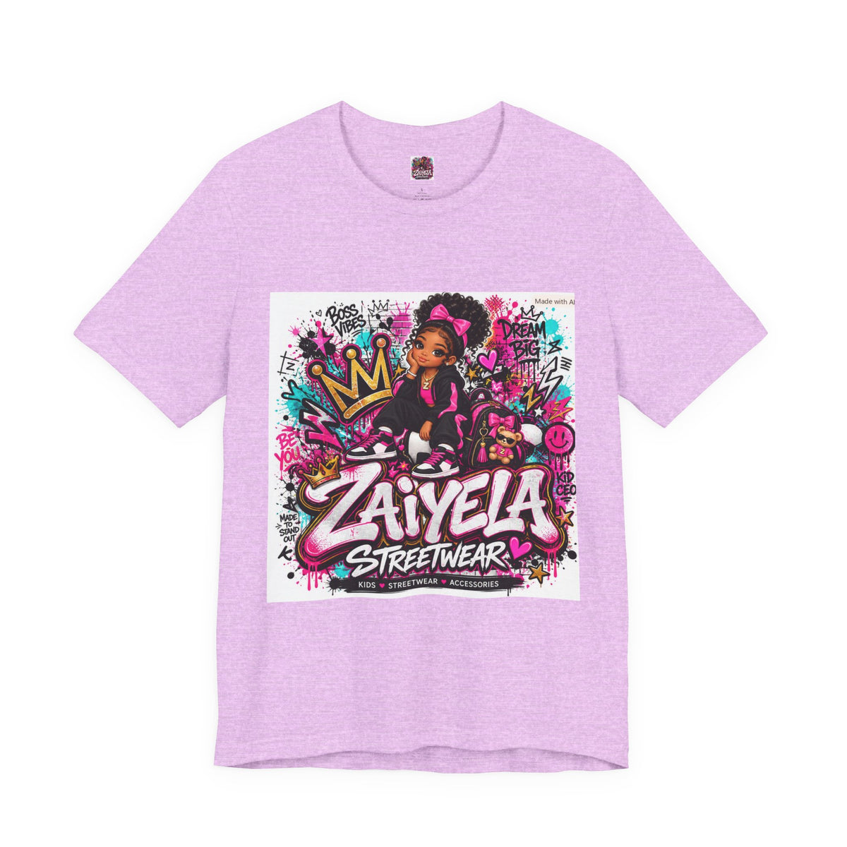 Zaiyela Streetwear Graffiti Tee